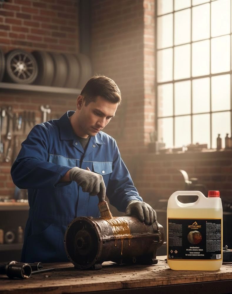 Odrdzewiacz profesjonalny do stali żeliwa metalu 5 litrów AKTIVE BOX AB1203 - obrazek 7