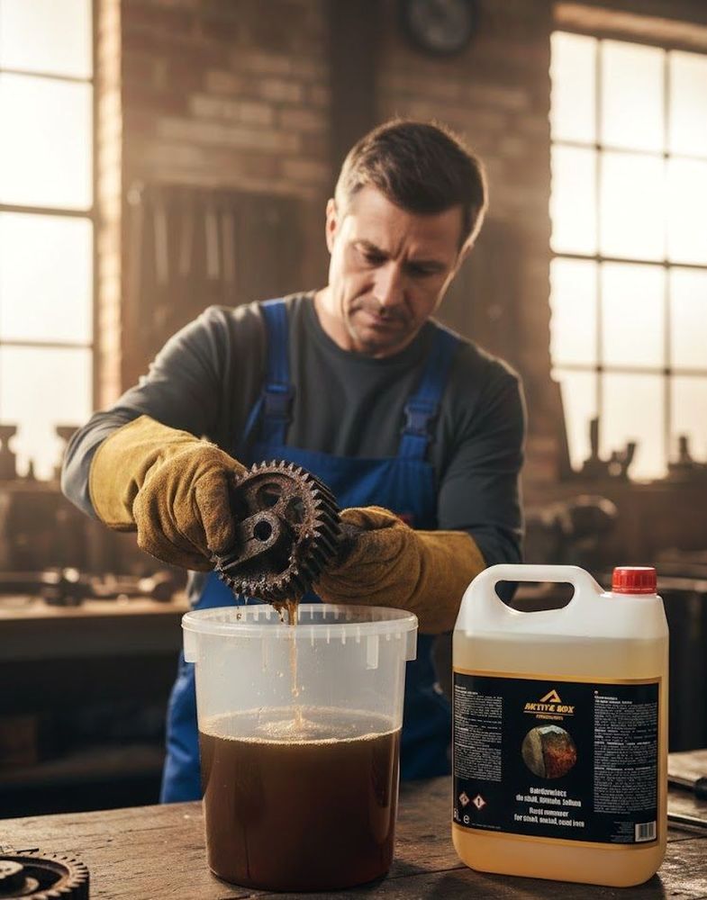 Odrdzewiacz profesjonalny do stali żeliwa metalu 5 litrów AKTIVE BOX AB1203 - obrazek 8