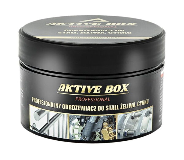 Odrdzewiacz w kremie do stali, żeliwa kwas fosforowy 200 ml AKTIVE BOX AB1208 - obrazek 2