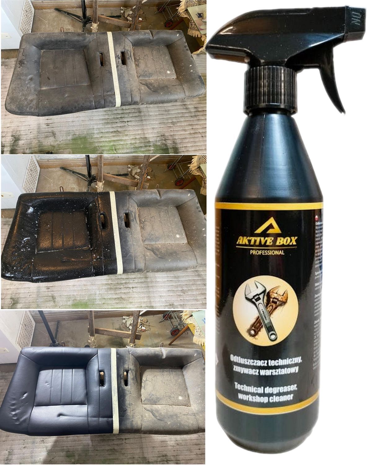 Odtłuszczacz techniczny zmywacz warsztatowy 500 ml AKTIVE BOX AB1204 - obrazek 2