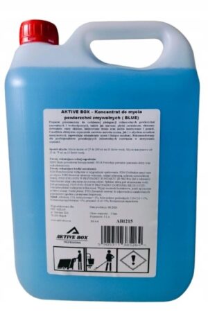 Koncentrat do mycia podłóg i wszystkich powierzchni zmywalnych 5 litrów AKTIVE BOX BLUE AB1215