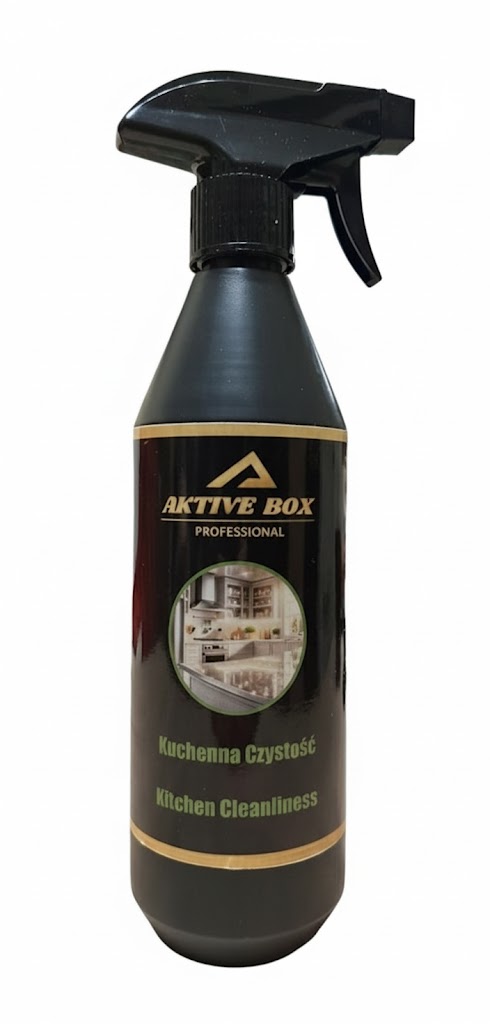 Skuteczny środek do czyszczenia kuchni 500 ml (blaty, kuchenki, zlewy) AKTIVE BOX Kitchen Clean AB1217