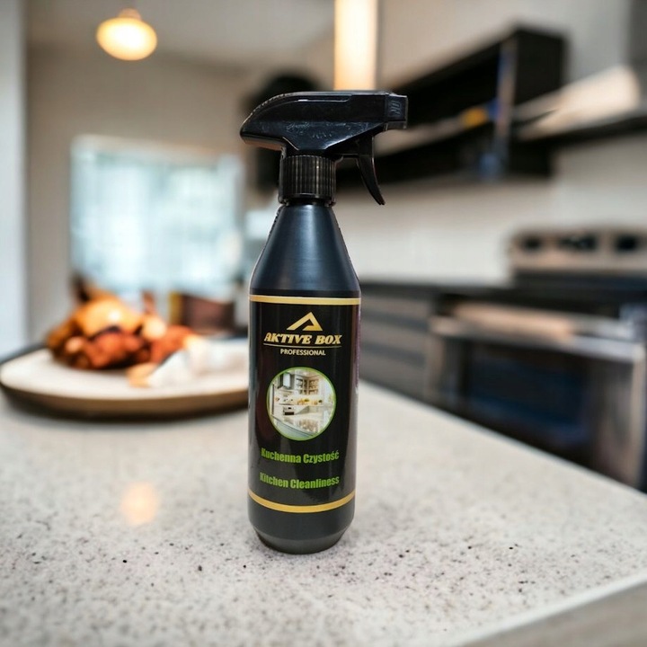 Skuteczny środek do czyszczenia kuchni 500 ml (blaty, kuchenki, zlewy) AKTIVE BOX Kitchen Clean AB1217 - obrazek 5