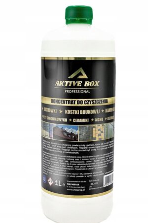 Koncentrat do czyszczenia dachów, kostki brukowej, kamienia i elewacji 1 litr AKTIVE BOX AB1220