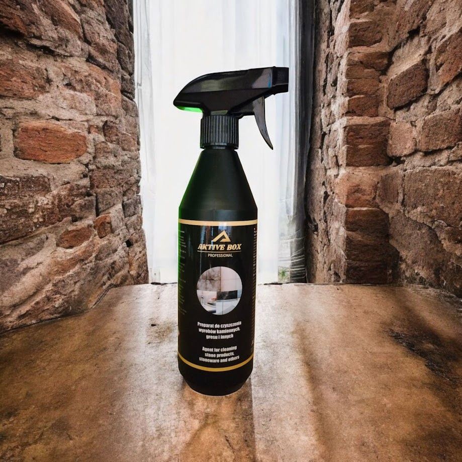 Preparat do Czyszczenia Kamienia, Gresu, Płytek Ceramicznych 500 ml AKTIVE BOX AB1205 - obrazek 9
